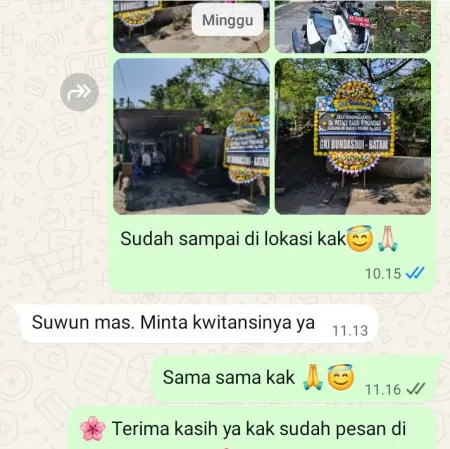 Pengiriman Papan Bunga Duka Lowokwaru