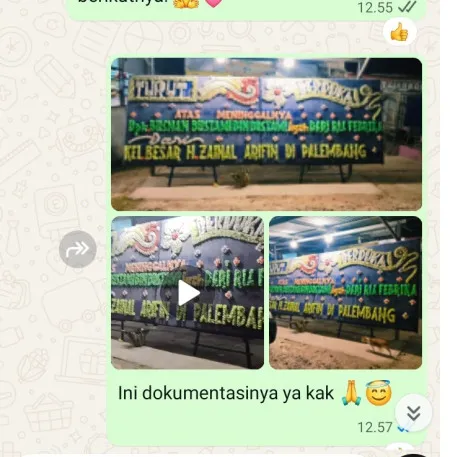 Pengiriman Papan Bunga Duka Lowokwaru