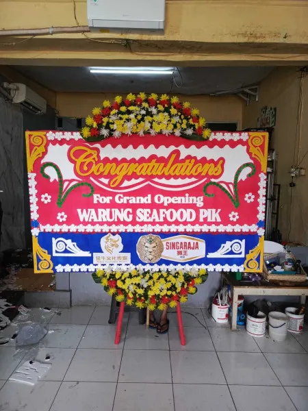 Papan Bunga Ucapan Selamat Lowokwaru